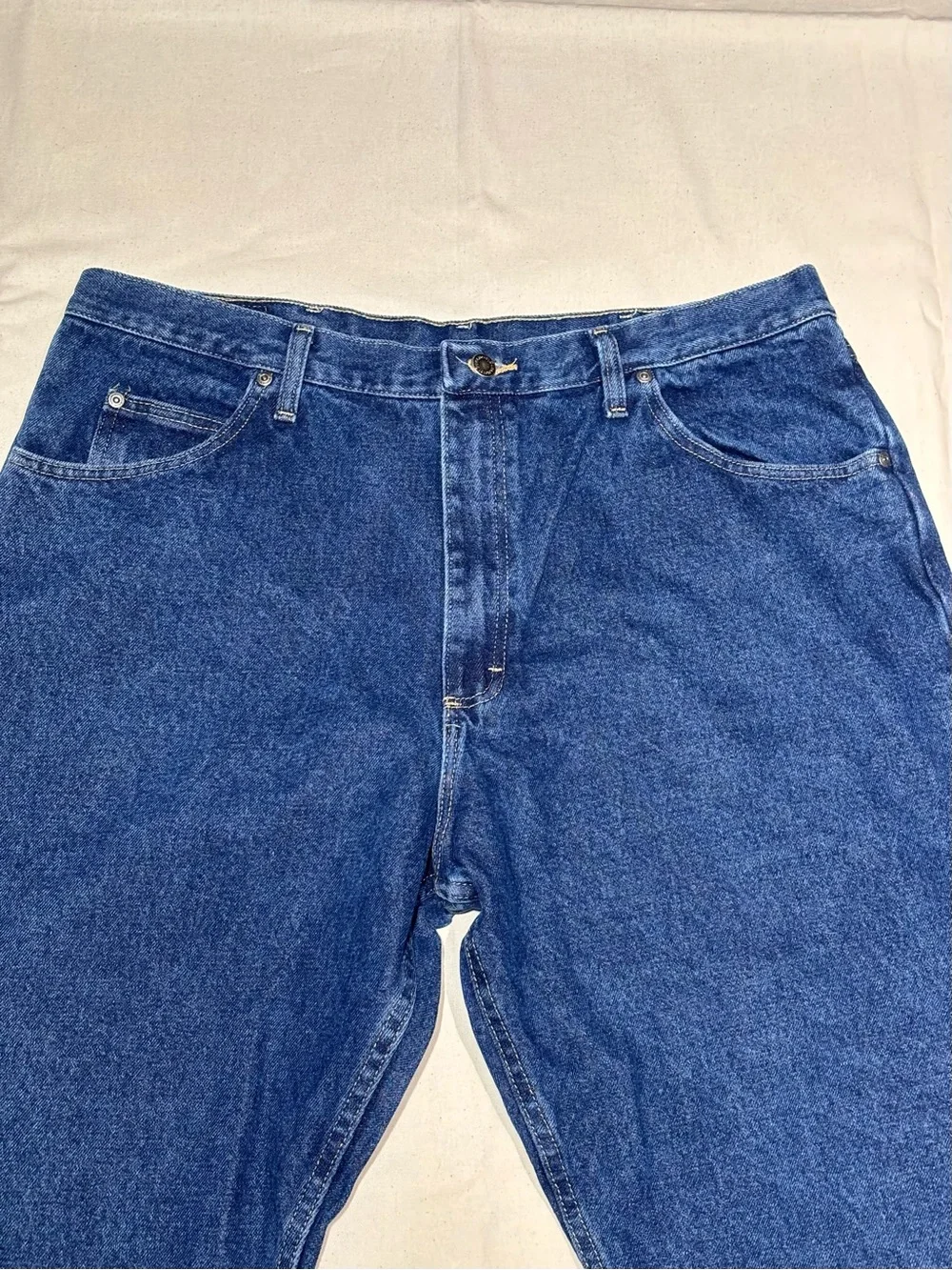 Wrangler 9760WDR Relaxed Fit Jeans Men’s 40x30 Dark Rinse 100% Cotton